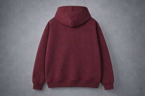 burgandy hoodie